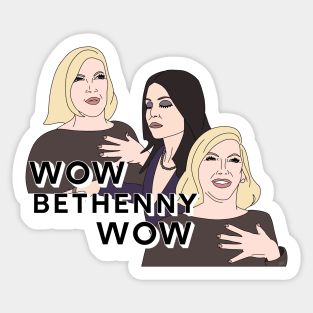 Wow Bethenny Wow Sticker